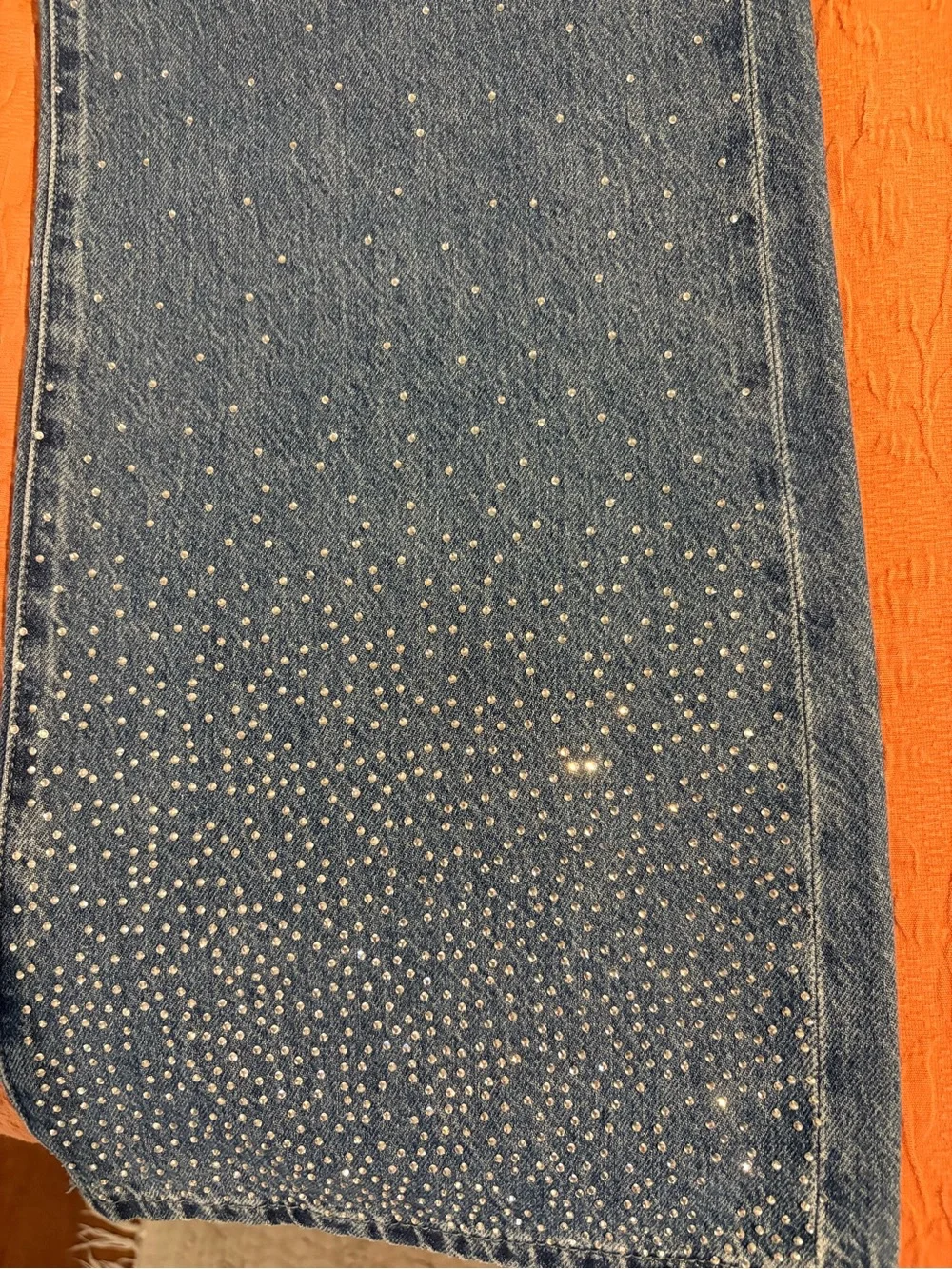 Joes Jeans sparkling crystals